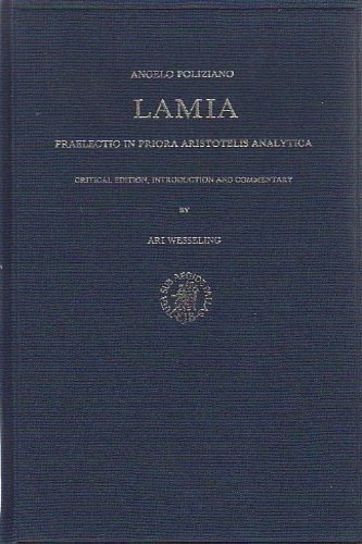 Lamia Praelectio in Priora Aristotelis Analytica.