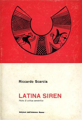 Latina Siren. Note di critica semantica.