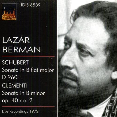 Lazar Berman plays Schubert and Clementi. Schubert: Sonata in B …