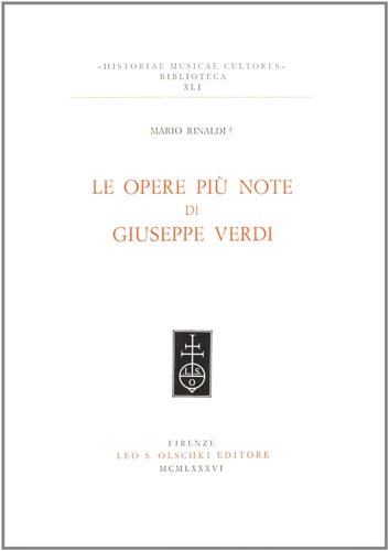 Le opere più note di Giuseppe Verdi.