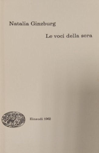 Le voci della sera. | Immagine Gallery 2