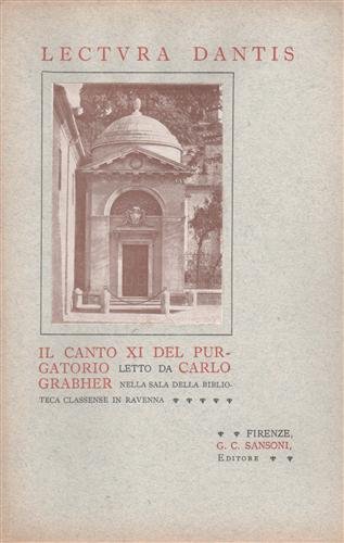 Lectura Dantis. Il canto XI del Purgatorio.