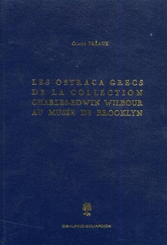Les Ostraca Grecs de la Collection Charles-Edwin Wilbour au Musée …