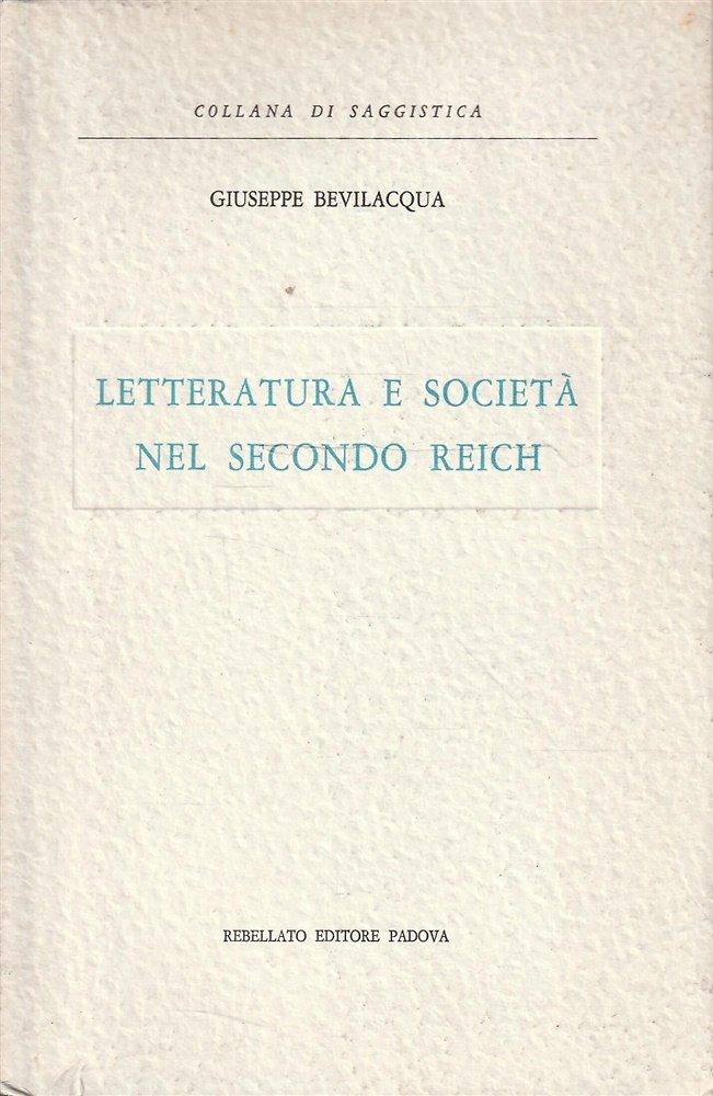 Letteratura e società nel secondo Reich. | Immagine principale