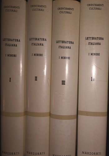 Letteratura Italiana. I Minori. | Immagine principale