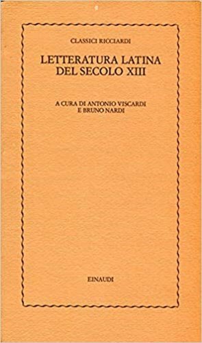 Letteratura latina del secolo XIII.