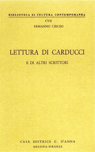 Lettura di Carducci e di altri scrittori.