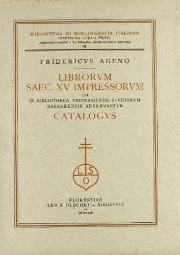 Librorum saec. XV impressorum qui in Bibliotheca Universitatis studiorum Sassarensis … | Immagine principale