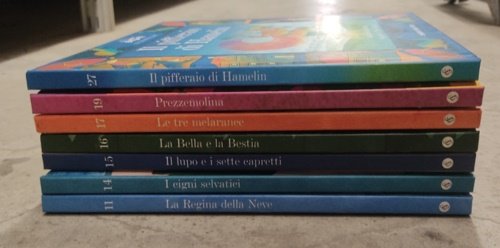 Lotto di 7 volumi de Le Grandi Fiabe del Corriere …