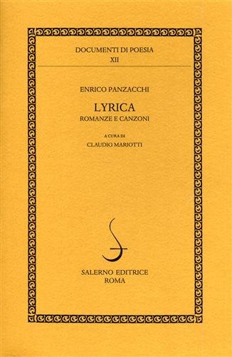 Lyrica. Romanze e canzoni.