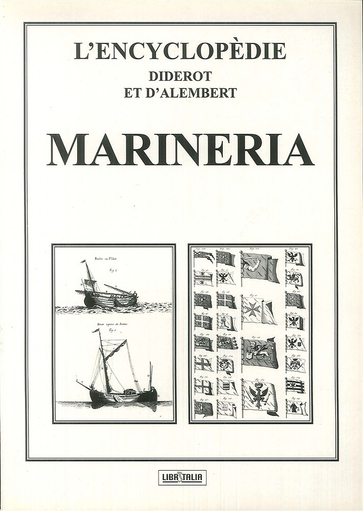 Marineria. L'encyclopedie Diderot e D'Alembert.