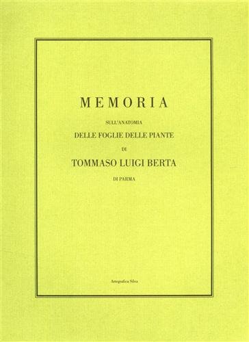 Memoria sull'anatomia delle foglie delle piante.