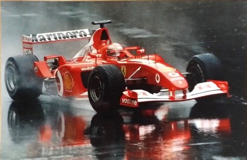 Michael Schumacher Ferrari F-2002. Test GP Monza 2002. Original Photo …