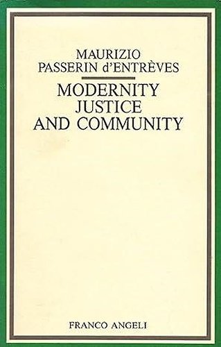 Modernity, Justice and community. | Immagine principale