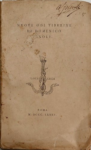 Nuove odi tiberine. | Immagine principale