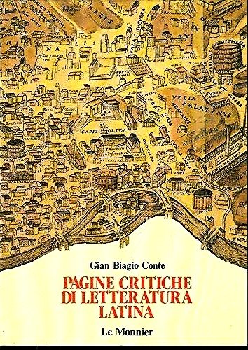Pagine critiche di letteratura latina.