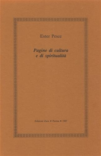 Pagine di cultura e di spiritualità.
