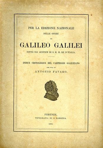 Per la Edizione Nazionale delle Opere di Galileo Galilei sotto …