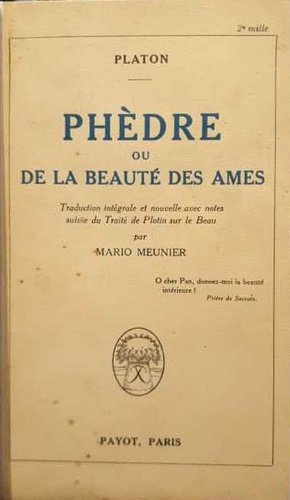 Phèdre ou de la beaute des ames.