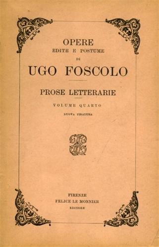 Prose letterarie. Vol.IV.