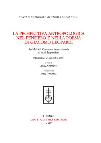 Prospettiva (La) antropologica nel pensiero e nella poesia di Giacomo …