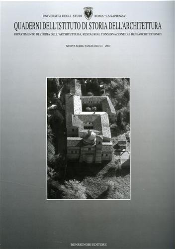 Quaderni dell'Istituto di storia dell'architettura. Nuova serie vol.41.