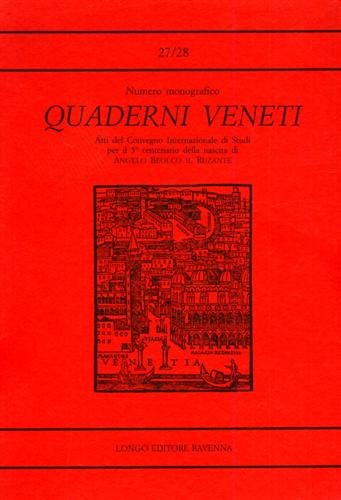 Quaderni Veneti n.27-28. Atti del Convegno Internazionale di Studi per …