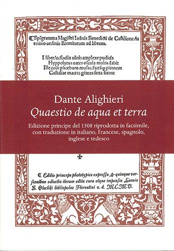 Quaestio de aqua et terra. Edizione principe del 1508 riprodotta … | Immagine Gallery 2