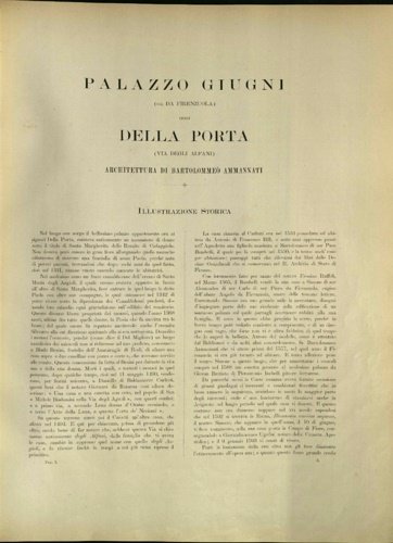 Raccolta delle migliori fabbriche antiche e moderne di Firenze. Misurate …