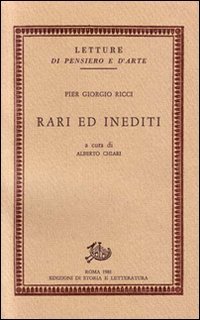 Rari e inediti.