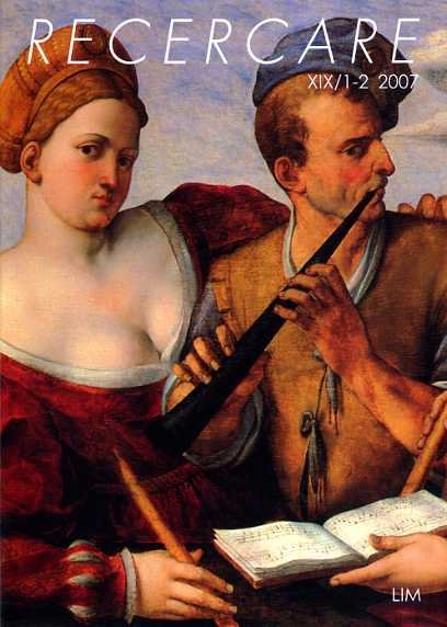 Recercare XIX, 1/2 2007. Dall'indice: Anthony M.Cummings,Clement VII's musical patronage: …