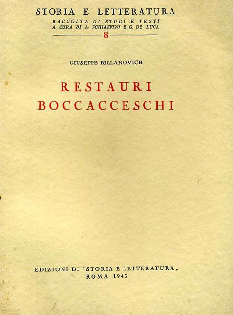 Restauri boccacceschi.