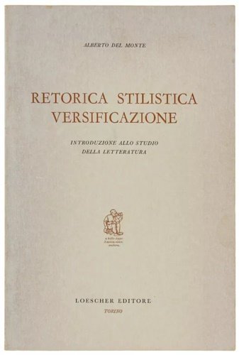 Retorica stilistica versificazione.