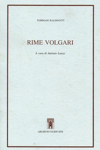 Rime volgari.