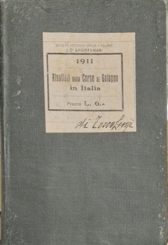 Risultati delle Corse al galoppo in Italia.