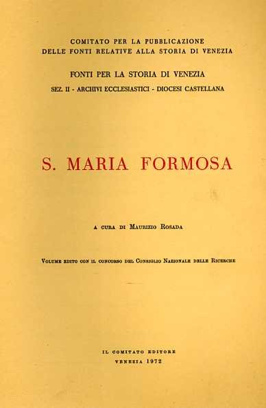 S.Maria Formosa. 1060-1195.