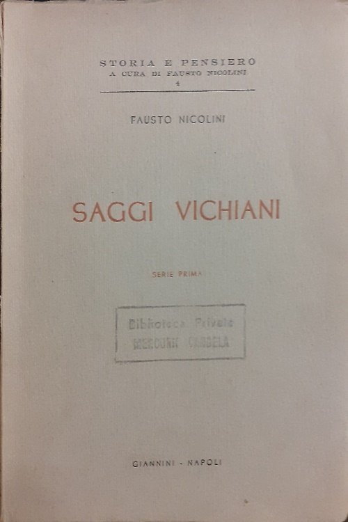 Saggi vichiani. | Immagine principale
