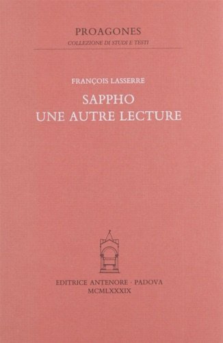 Sappho. Une autre lecture.