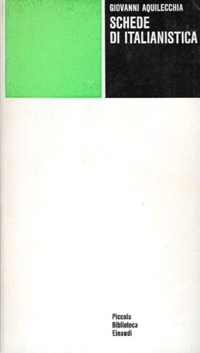 Schede di italianistica.