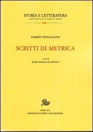 Scritti di metrica.