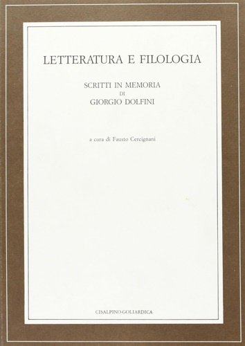 Scritti in memoria di Giorgio Dolfini.