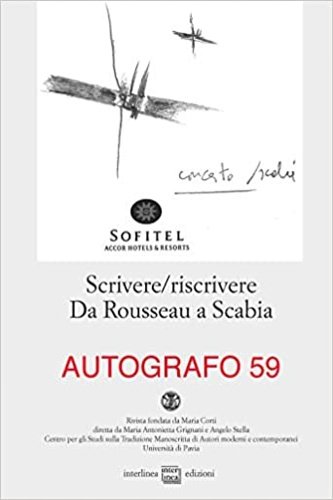 Scrivere/Riscrivere. Da Rousseau a Scabia. Pubbl. del Centro per gli …