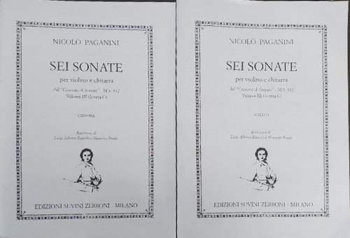 Sei sonate per violino e chitarra. dal "Centone di sonate" …