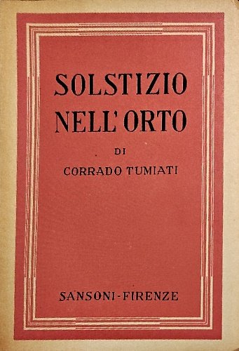 Solstizio nell'orto. | Immagine principale