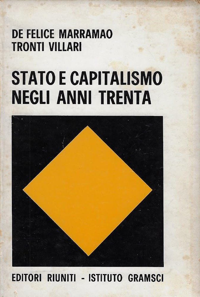 Stato e capitalismo negli anni trenta. | Immagine principale