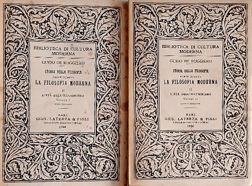 Storia della filosofia. Parte IV. La filosofia moderna. vol.II: L'età dell'Illuminismo.