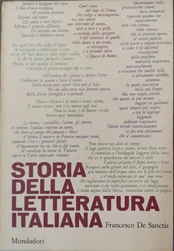 Storia della letteratura italiana.