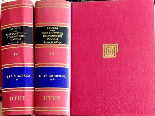 Storia delle idee politiche economiche e sociali. Vol.IV, tomi I,II: … | Immagine principale