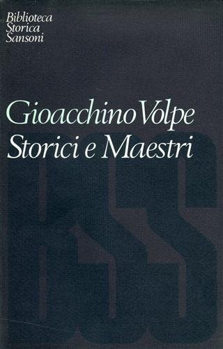 Storici e Maestri.