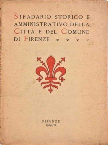 Stradario storico e amministrativo della Città e del Comune di … | Immagine principale